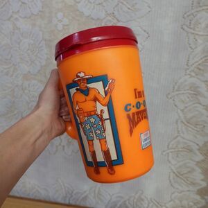 RARE 1991 Limited Edition I'm a Cool Maverick Gas Station Travel Mug Refill Cup